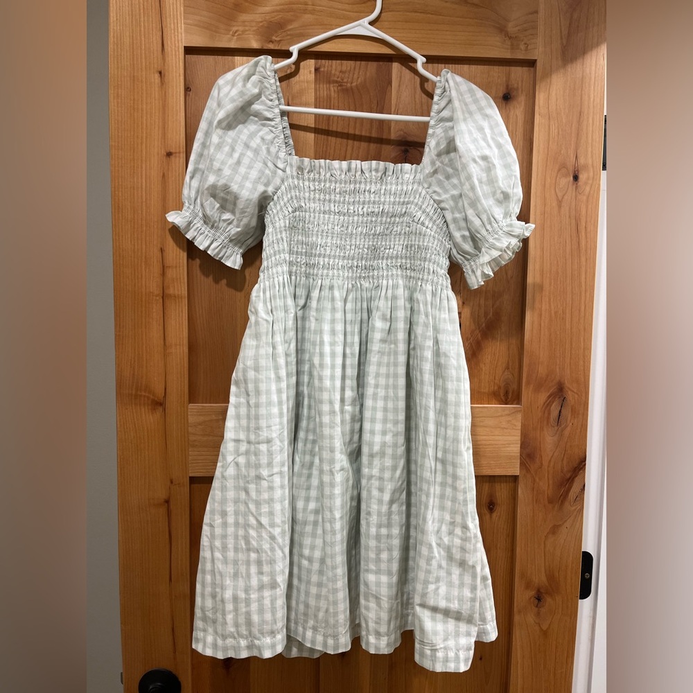 Abercrombie and Fitch babydoll gingham dress size L